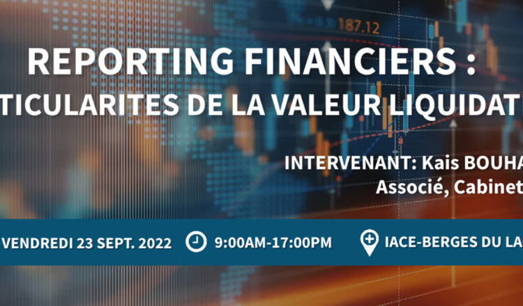 Séminaire de formation technique sur  « LES REPORTING FINANCIERS: PARTICULARITÉS DE LA VALEUR LIQUIDATIVE »