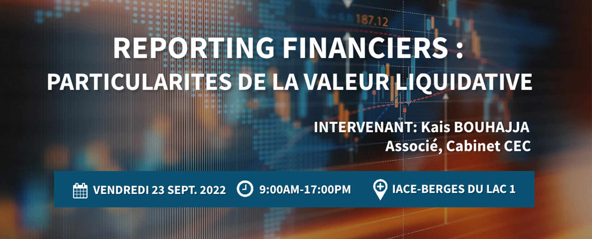 Séminaire de formation technique sur  « LES REPORTING FINANCIERS: PARTICULARITÉS DE LA VALEUR LIQUIDATIVE »