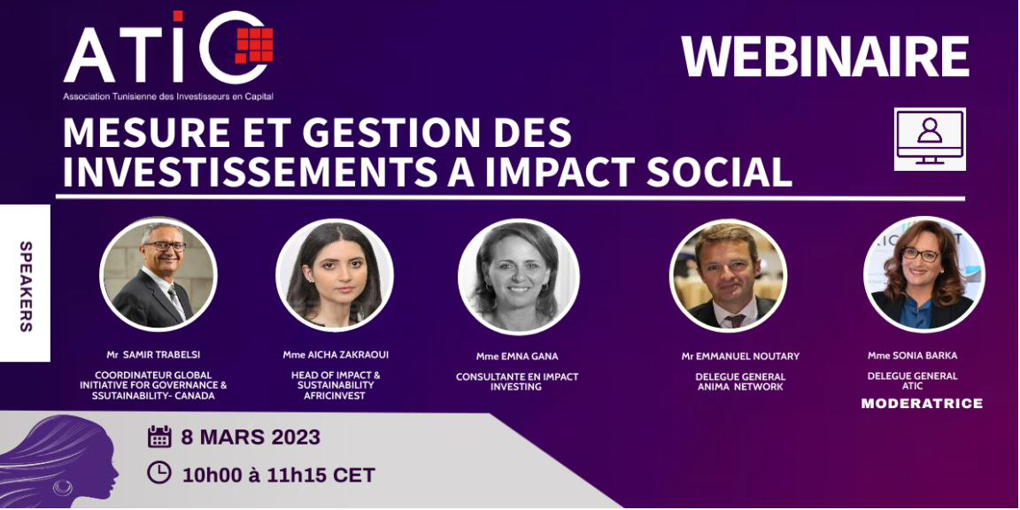 Webinaire : Mesure et gestion des investissements à impact social